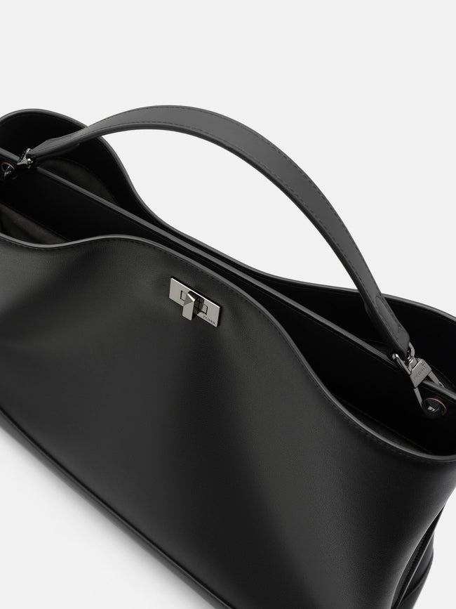 PEDRO Hobo Crossbody Bag- Black