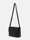 PEDRO Leather Crossbody Bag- Black