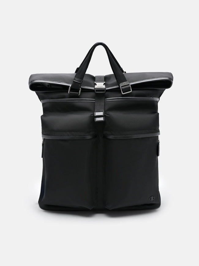 PEDRO Woven Backpack - Black