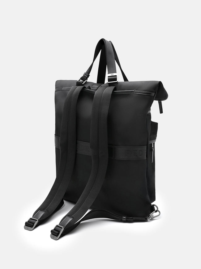 PEDRO Woven Backpack - Black