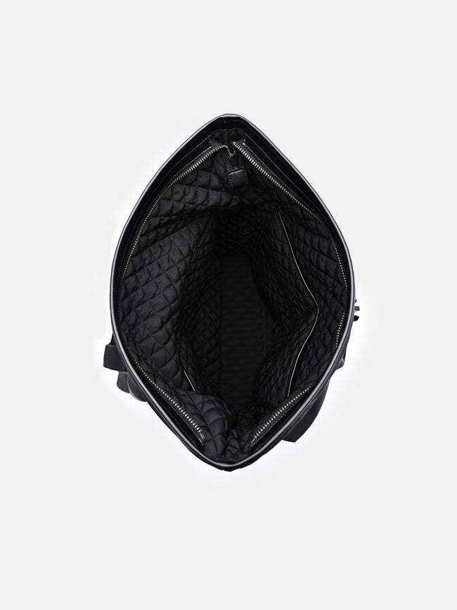 PEDRO Woven Backpack - Black