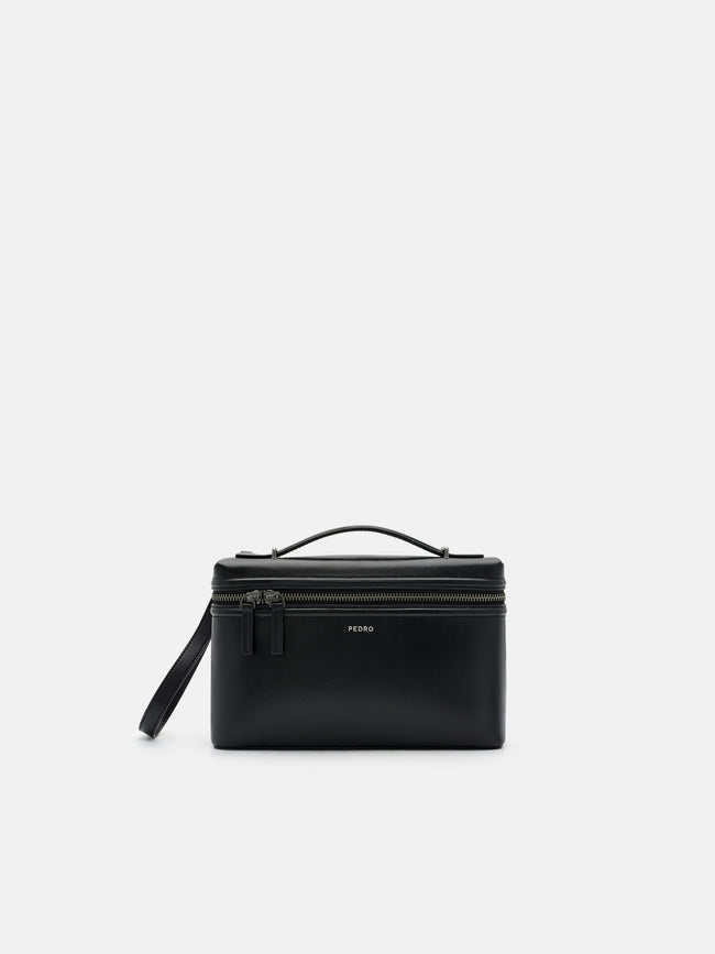 PEDRO Leather Clutch Bag- Black