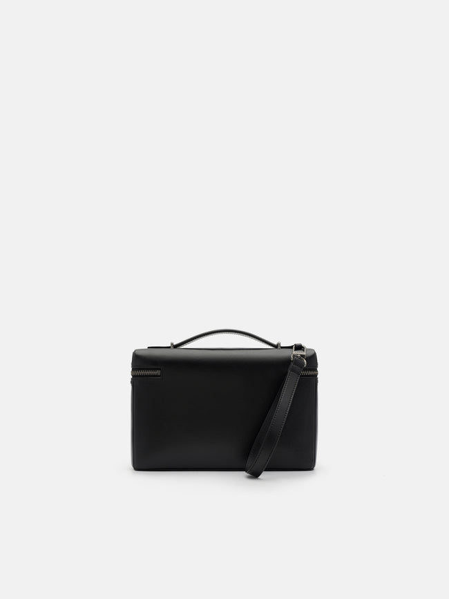 PEDRO Leather Clutch Bag- Black