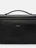 PEDRO Leather Clutch Bag- Black