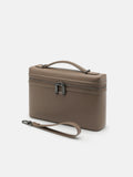 PEDRO Leather Clutch Bag- Dark Taupe
