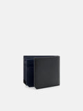 PEDRO Leather Bi-Fold Flip Wallet - Black
