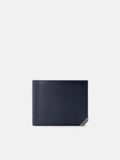 PEDRO Leather Bi-Fold Flip Wallet - Navy