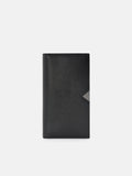 PEDRO Saffiano Leather Long Wallet- Black