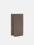 PEDRO Saffiano Leather Long Wallet- Dark Taupe
