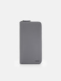 PEDRO Tumbled Leather Long Wallet - Grey Tumble