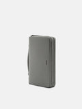PEDRO Tumbled Leather Travel Organiser - Grey Tumble