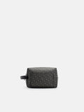 PEDRO Embossed Leather Pouch - Black 2