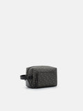 PEDRO Embossed Leather Pouch - Black 2