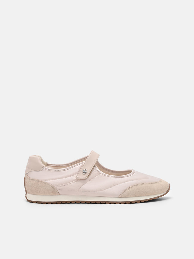 PEDRO Romy Satin Sneakers - Beige