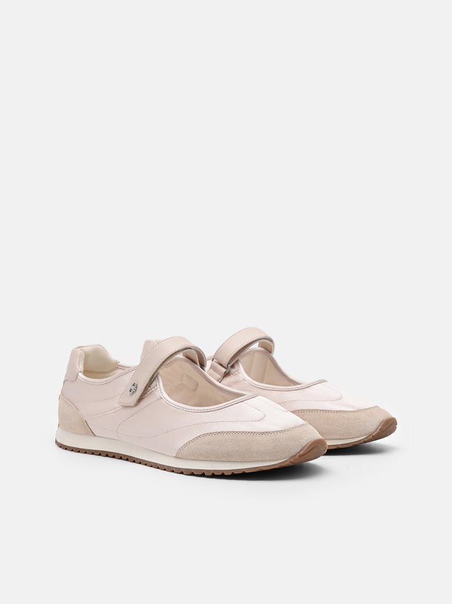PEDRO Romy Satin Sneakers - Beige
