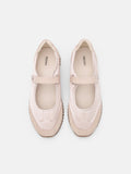 PEDRO Romy Satin Sneakers - Beige
