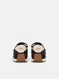 PEDRO Romy Satin Sneakers - Dark Brown