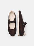 PEDRO Romy Satin Sneakers - Dark Brown