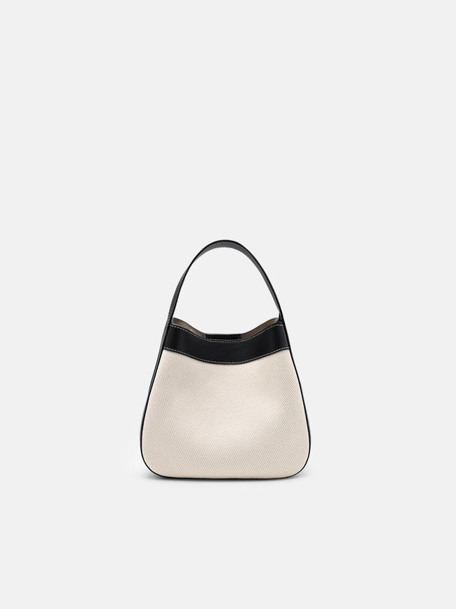 PEDRO Dana Canvas Bucket Bag - Black Canvas