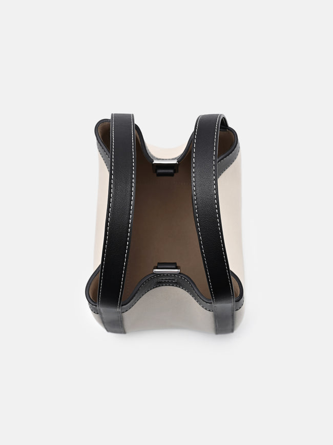 PEDRO Dana Canvas Bucket Bag - Black Canvas