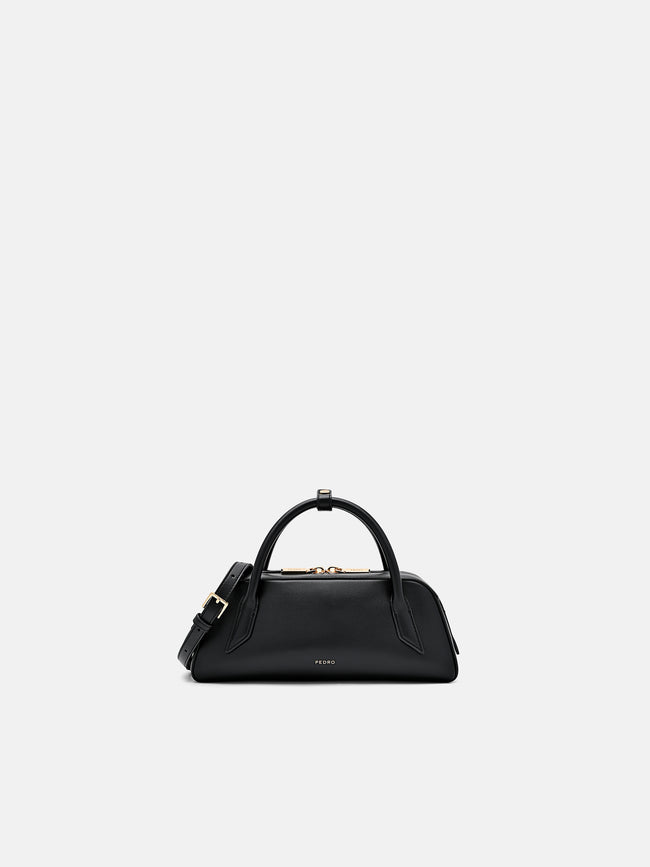 PEDRO Serif Handbag - Black