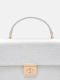 PEDRO Cameo Leather Handbag- Silver