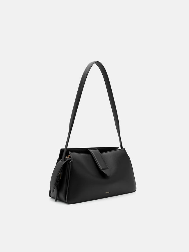 PEDRO Leather Shoulder Bag - Black