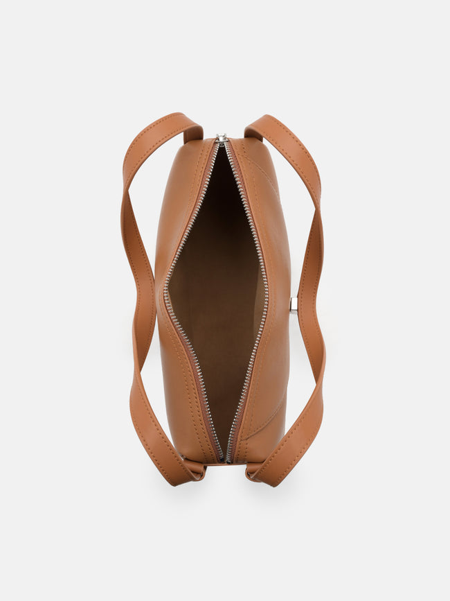 PEDRO Leather Shoulder Bag - Cognac