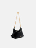 PEDRO Horsebit Shoulder Bag - Black