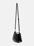 PEDRO Horsebit Shoulder Bag - Black