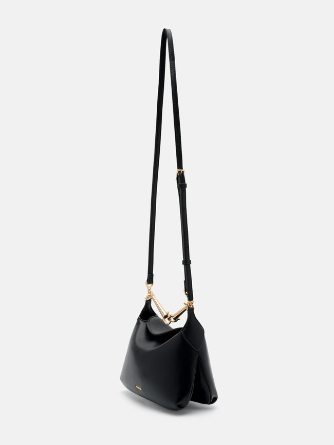 PEDRO Horsebit Shoulder Bag - Black