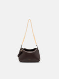 PEDRO Horsebit Shoulder Bag - Dark Brown