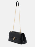PEDRO Leather Foldover Bag- Black