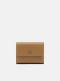 PEDRO Leather Tri-Fold Wallet - Camel