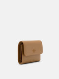 PEDRO Leather Tri-Fold Wallet - Camel