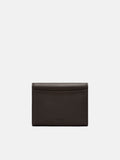 PEDRO Leather Tri-Fold Wallet - Dark Brown