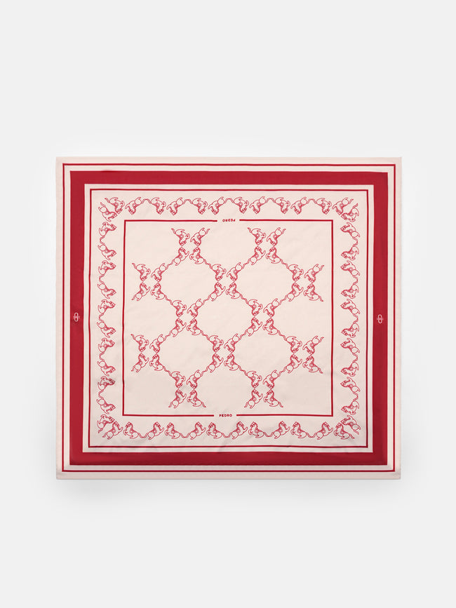 PEDRO Satin Horse Scarf - Multi