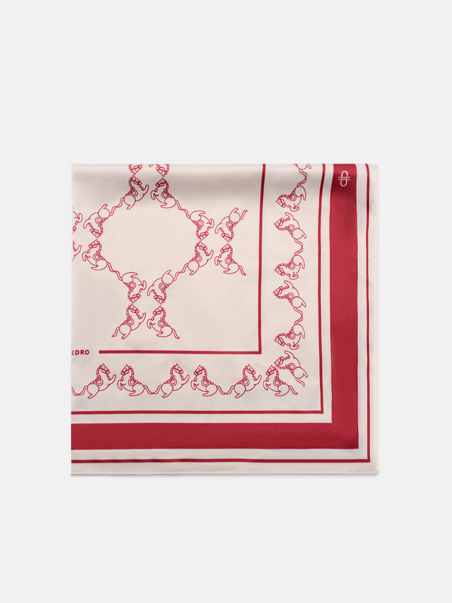 PEDRO Satin Horse Scarf - Multi