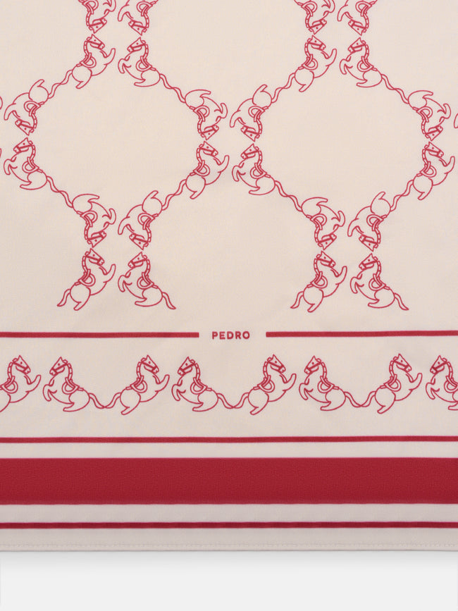 PEDRO Satin Horse Scarf - Multi