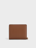 CHARLES & KEITH Women Everleigh Zip-Around Small Wallet -Chocolate
