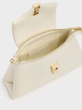 CHARLES & KEITH Women Micro Lilibet Top Handle Bag_Cream