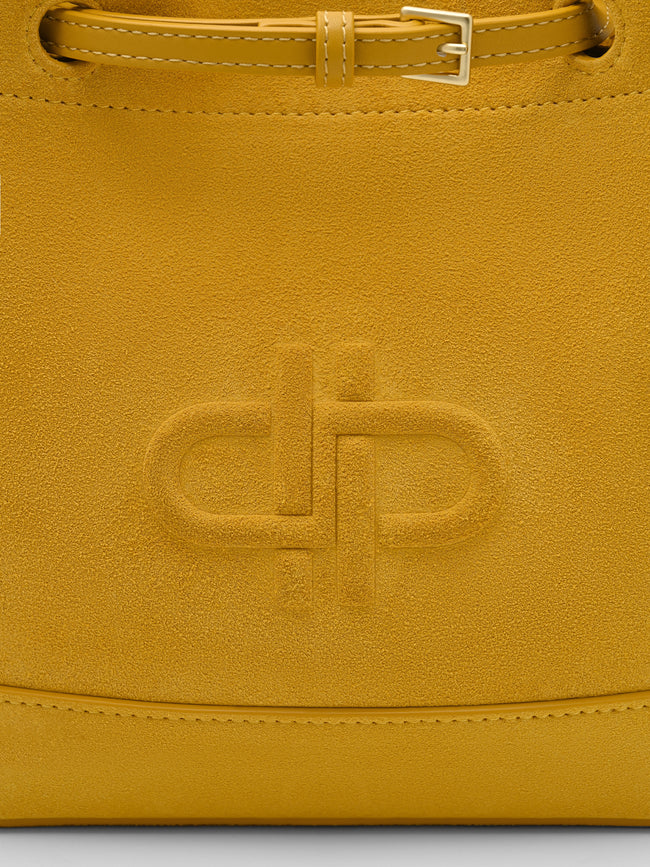 PEDRO Loli Leather Bucket Bag- Yellow