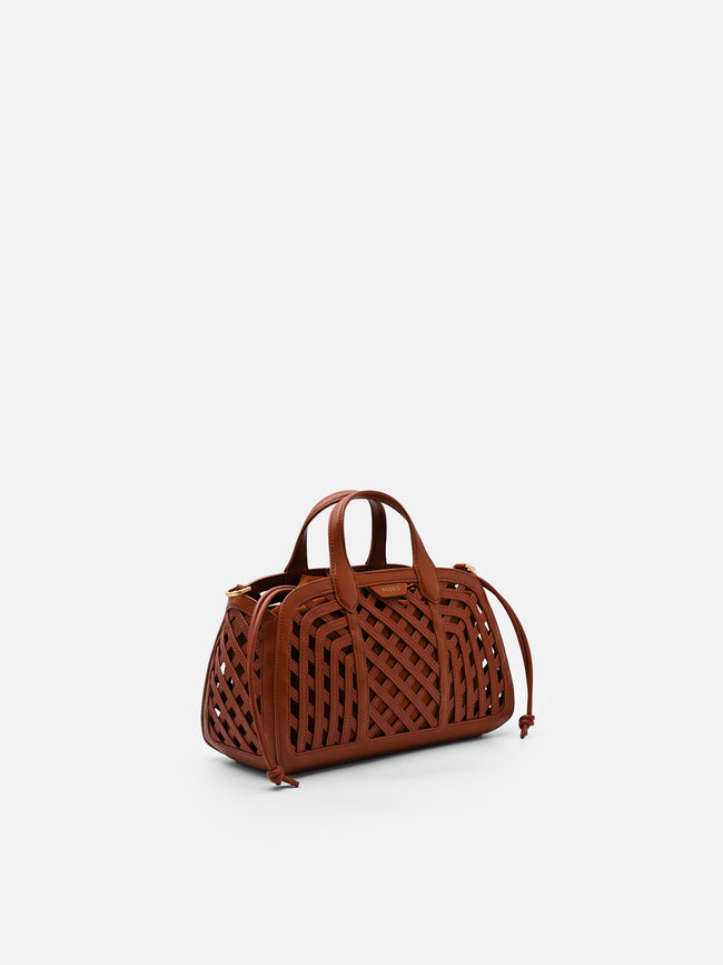 PEDRO Orion Woven Tote Bag - Brick
