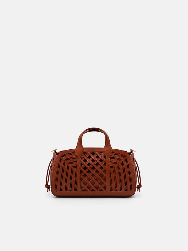 PEDRO Orion Woven Tote Bag - Brick
