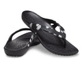 CROCS KADEE II GRAPHIC FLIP WOMEN BLACK / MULTI ANIMAL