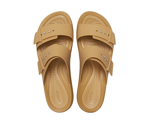 CROCS WOMEN BROOKLYN BUCKLE LOW WEDGE