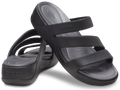 Crocs Women Boca Strappy Wedge W Blk