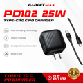 GADGET MAX - PD102 25W PD Type-C Charger Set
