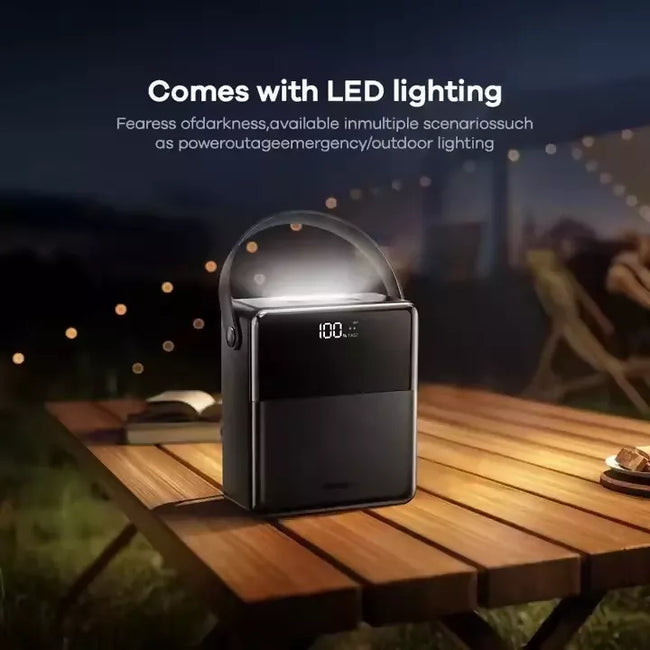 REMAX - FP-1 Piloteer Series 100000mAh PD+QC Fast Charging LED Power Bank ( PD 27W + QC 22.5W )