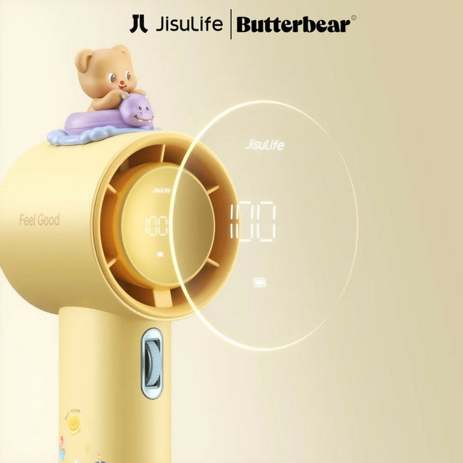 JisuLife - Handheld Fan Pro1 ( 5000mAh ) - Butterbear Gift Box Set Edition